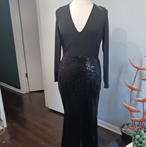 Sequin evening dress